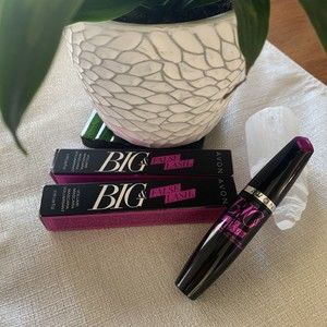 New Avon Lot 2 Big & False Lash Mascara Volume Black Noir VO1 - discontinued